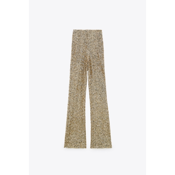 Zara Limited edition sequin flare pants - Picture 8 of 11